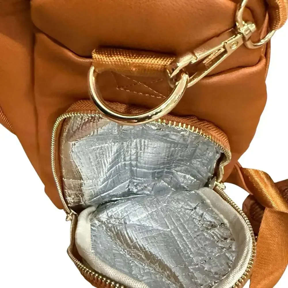 Beaulyn Leather Multifunctional Diaper Backpack